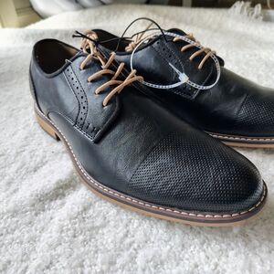 Size 10 Steve Madden Mens Black Oxford Bobby Shoe Lace Up. NWT!